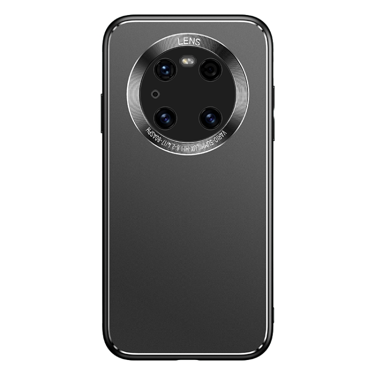 

For Huawei Mate 40 Pro Cool Frosted Metal TPU Shockproof Case(Black)