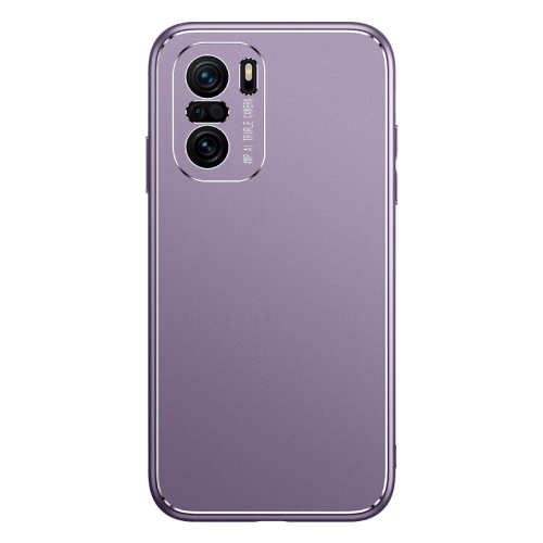 

For Xiaomi Redmi K40 Pro / K40 Cool Frosted Metal TPU Shockproof Case(Purple)