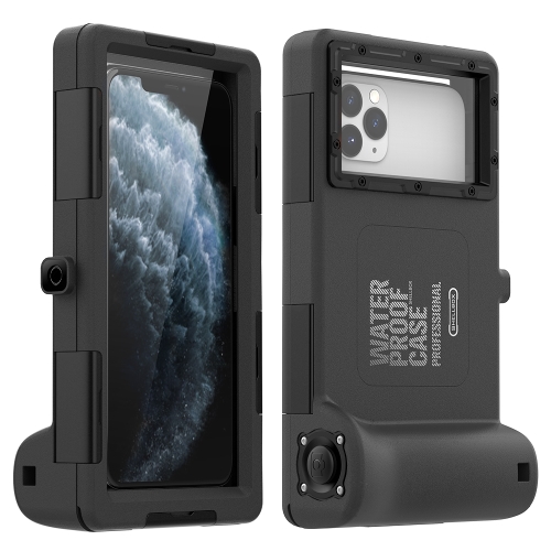 

RedPepper Left Button Universal Diving Waterproof Protective Case(Black)