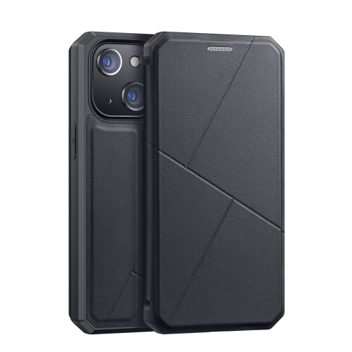 

For iPhone 13 DUX DUCIS New Skin X Series PU + TPU Horizontal Flip Leather Case with Holder & Card Slots(Black)