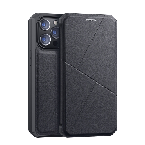 

For iPhone 13 Pro Max DUX DUCIS New Skin X Series PU + TPU Horizontal Flip Leather Case with Holder & Card Slots (Black)