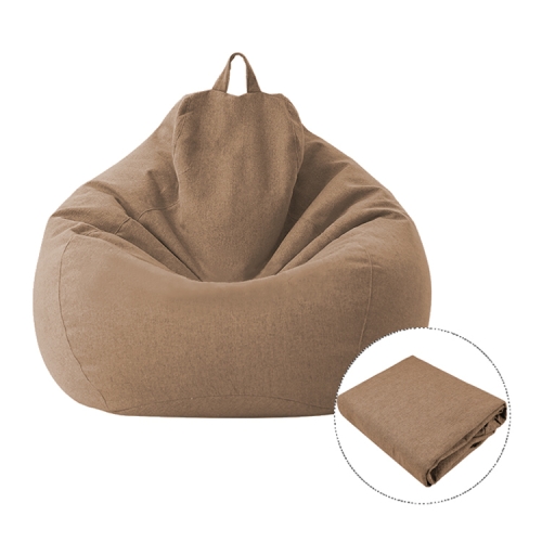 

Lazy Sofa Bean Bag Chair Fabric Cover, Size:100 x 120cm(Brown)