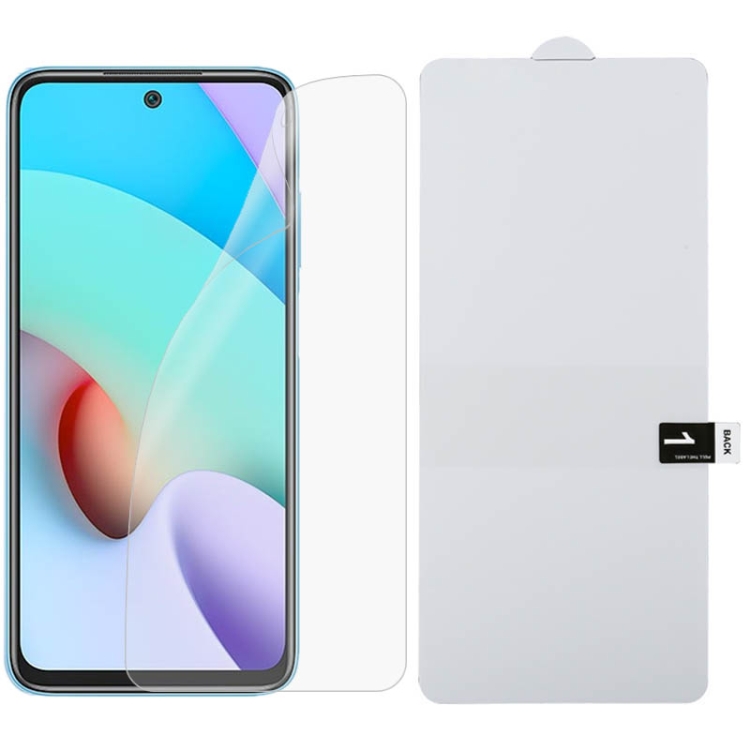

For Xiaomi Redmi 10 Full Screen Protector Explosion-proof Hydrogel Film