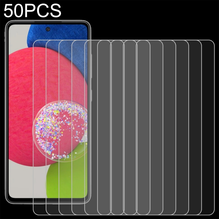 

For Samsung Galaxy A52s 5G 50 PCS 0.26mm 9H 2.5D Tempered Glass Film