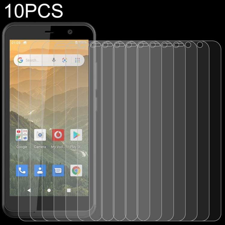 For Vodafone Smart E11 10 PCS 9H Tempered Glass Film