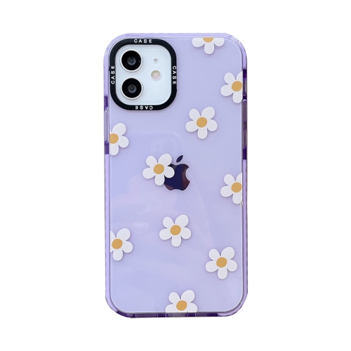 

Thickened TPU Shockproof Protective Case For iPhone 12 Pro(Multiple Chrysanthemums)