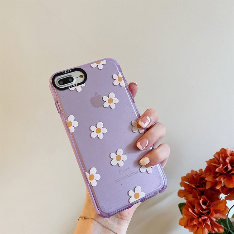 

Thickened TPU Shockproof Protective Case For iPhone SE 2020 / 8 / 7(Multiple Chrysanthemums)