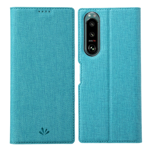 

For Sony Xperia 5 III ViLi DMX Series Shockproof TPU + PU Leather Magnetic Attraction Horizontal Flip Case with Card Slot & Holder(Blue)