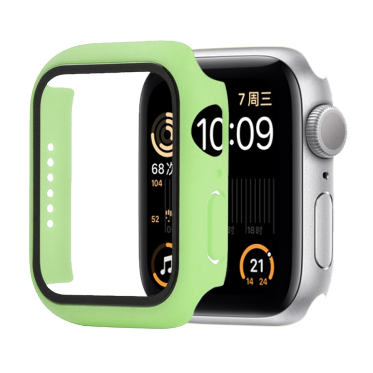 

Shockproof PC+Tempered Glass Protective Case with Packed Carton For Apple Watch Series 6 & SE & 5 & 4 44mm(Grass Green)