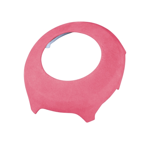 

Car Suede Wrap Steering Wheel Airbag Decorative Cover for Ford Mustang 2015-2021, Left and Right Drive Universal(Pink)