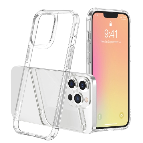 

Sound Coversion Shockproof Acrylic Protective Case For iPhone 13 Pro Max(Transparent)