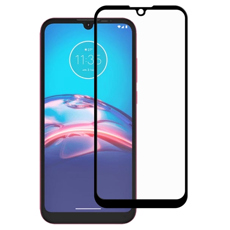 

For Motorola Moto E6i Full Glue Full Cover Screen Protector Tempered Glass Film