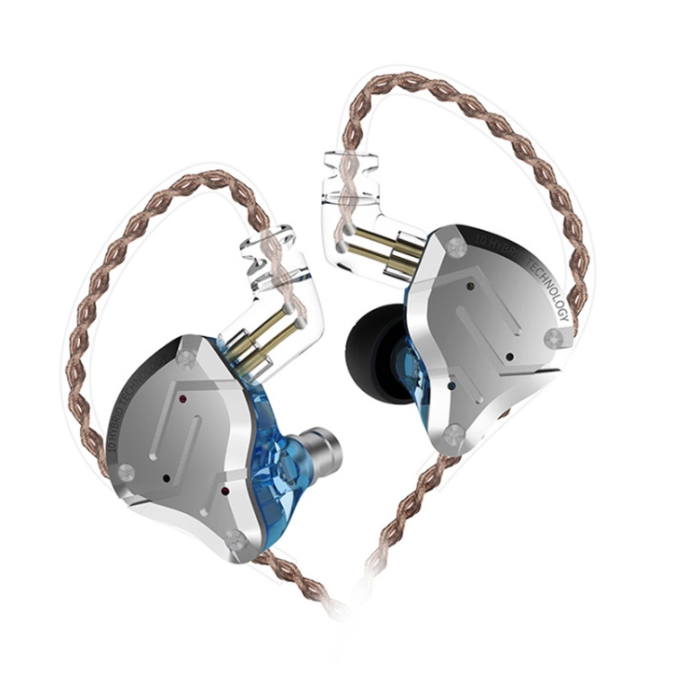 

KZ ZS10 Pro 10-unit Ring Iron Gaming In-ear Wired Earphone, Standard Version(Blue)