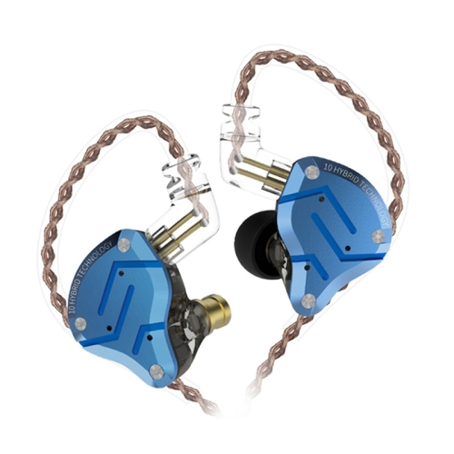 

KZ ZS10 Pro 10-unit Ring Iron Gaming In-ear Wired Earphone, Standard Version(Diamond Blue)