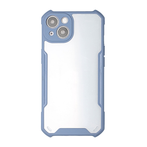 

Acrylic + Color TPU Shockproof Case For iPhone 13 mini(Milk Grey)