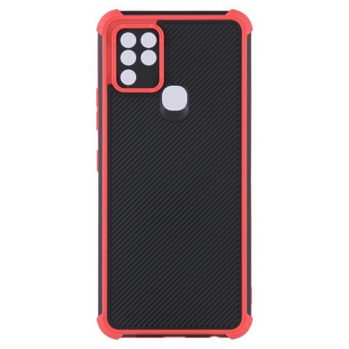 

For Infinix Hot 10 Eagle Eye Armor Dual-color Shockproof TPU + PC Protective Case(Red)