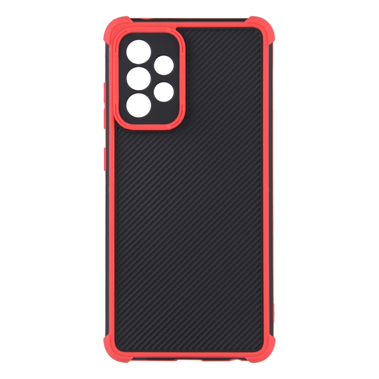 

For Samsung Galaxy A72 5G Eagle Eye Armor Dual-color Shockproof TPU + PC Protective Case(Red)