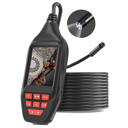 

M30 1080P 8mm Single Lens HD Industrial Digital Endoscope with 3.0 inch TFT Screen, Cable Length:5m Hard Cable(Black)