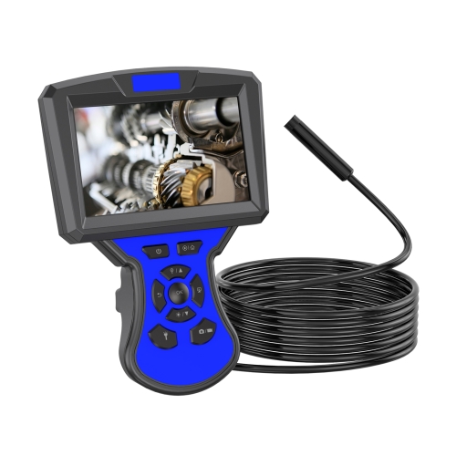 

M50 1080P 8mm Single Lens HD Industrial Digital Endoscope with 5.0 inch IPS Screen, Cable Length:10m Hard Cable(Blue)