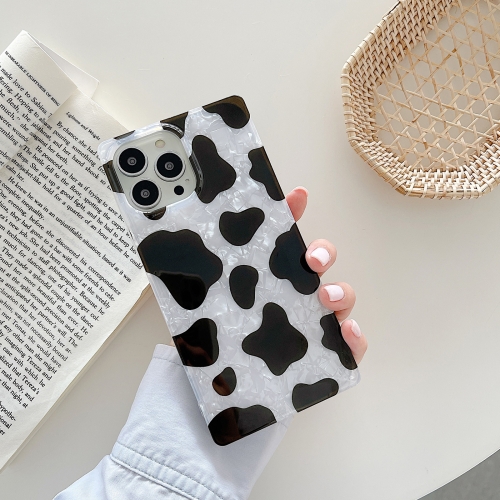 

Shockproof Shell Pattern Square Protective Case For iPhone 13 Pro(Cows)