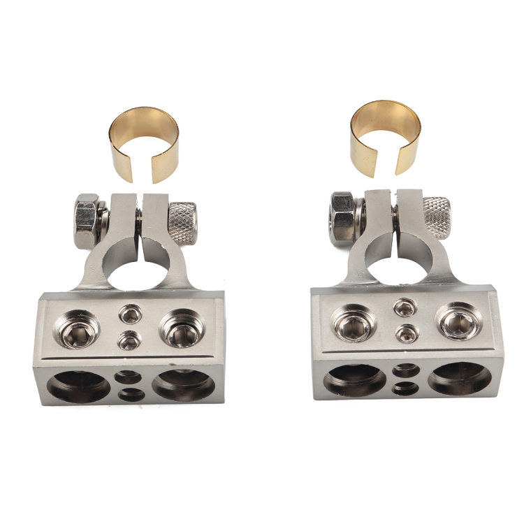 

A0232 2 PCS Car Dual 1/0 & 8 Gauge Positive or Negative Battery Terminal