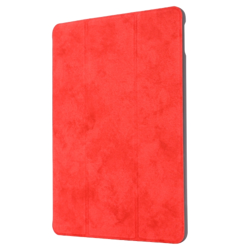 

For iPad 10.2 2021 / 2020 / 2019 GEBEI Cloth Texture Horizontal Flip Protective Case with Holder(Red)