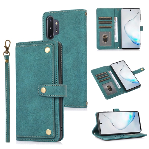 

For Samsung Galaxy Note 10 Pro PU + TPU Horizontal Flip Leather Case with Holder & Card Slot & Wallet & Lanyard(Lake Blue)