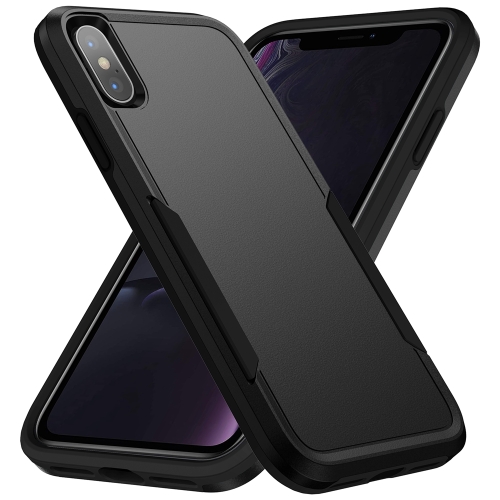 

For iPhone X / XS Pioneer Armor Heavy Duty Shockproof Phone Case(Black)
