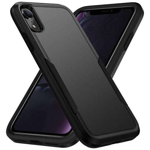 

For iPhone XR Pioneer Armor Heavy Duty Shockproof Phone Case(Black)