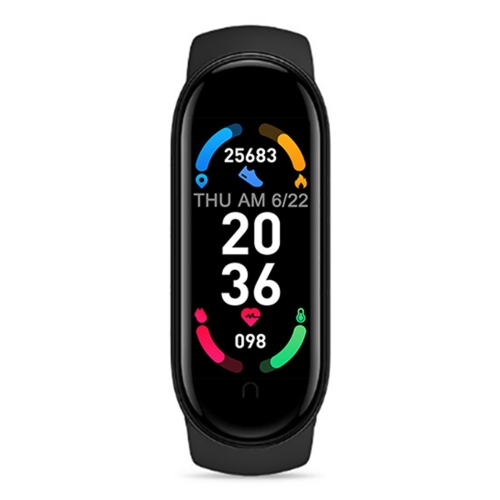 

M6 Sports Smart Bracelet, Support Heart Rate Monitoring & Blood Pressure Monitoring & Sleep Monitoring & Sedentary Reminder, Type:Linear Charging(Black)