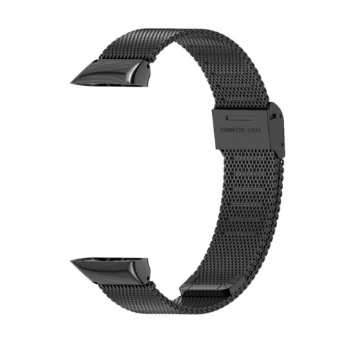 For Huawei Band 6 / Honor Band 6 MIJOBS Milan Stainless Steel Replacement Strap Watchband(Black)