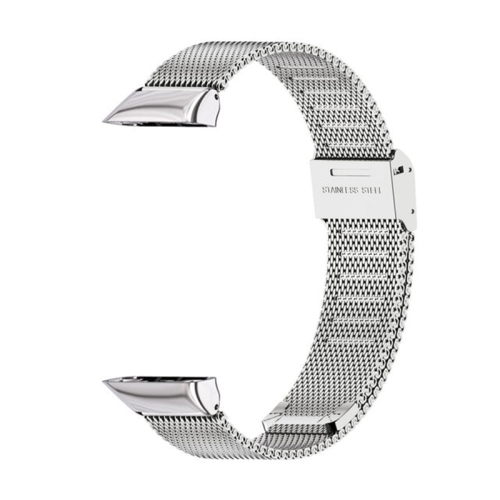 For Huawei Band 6 / Honor Band 6 MIJOBS Milan Stainless Steel Replacement Strap Watchband(Silver)