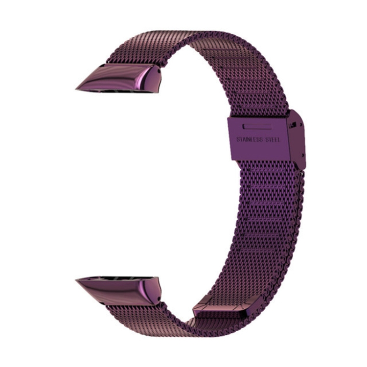 

For Huawei Band 6 / Honor Band 6 MIJOBS Milan Stainless Steel Watch Band(Purple)