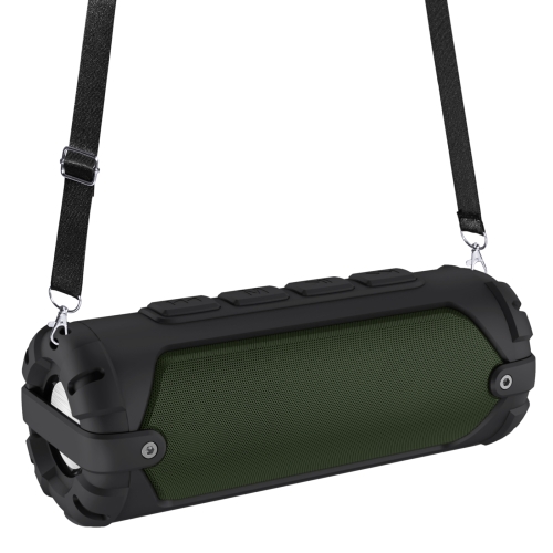 

New Rixing NR-6013 Bluetooth 5.0 Portable Outdoor Wireless Bluetooth Speaker with Shoulder Strap(Green)