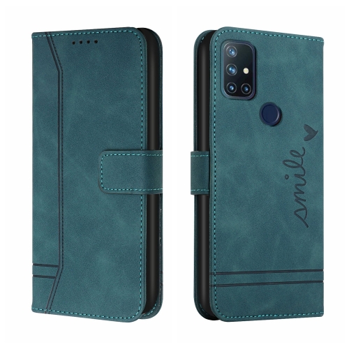 

For OnePlus Nord N10 5G Retro Skin Feel Horizontal Flip Soft TPU + PU Leather Case with Holder & Card Slots & Photo Frame(Dark Green)