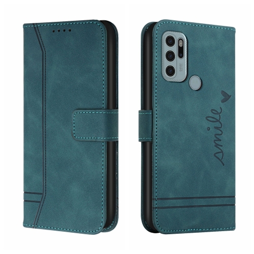 

For Motorola Moto G60S Retro Skin Feel Horizontal Flip Soft TPU + PU Leather Case with Holder & Card Slots & Photo Frame(Dark Green)