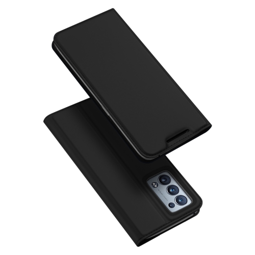 

For OPPO Reno6 Pro+ 5G DUX DUCIS Skin Pro Series Horizontal Flip PU + TPU Leather Case with Holder & Card Slots(Black)