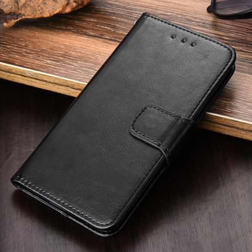 

For Doogee X96 Pro Crystal Texture Horizontal Flip Leather Case with Holder & Card Slots & Wallet(Black)