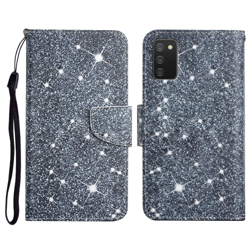 

For Samsung Galaxy A02s US Edition Painted Pattern Horizontal Flip Leather Case with Holder & Card Slot & Wallet(Gypsophila)