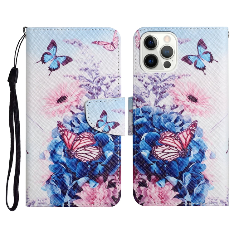 

Painted Pattern Horizontal Flip Leather Case with Holder & Card Slot & Wallet For iPhone 11 Pro(Purple Butterfly)