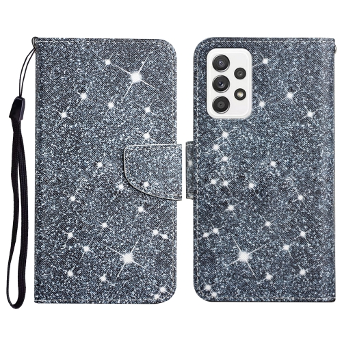 

For Samsung Galaxy A52 5G / 4G Painted Pattern Horizontal Flip Leather Case with Holder & Card Slot & Wallet(Gypsophila)