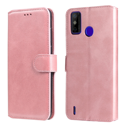 

For Tecno Spark 6 Go Classic Calf Texture PU + TPU Horizontal Flip Leather Case with Holder & Card Slots & Wallet(Rose Gold)