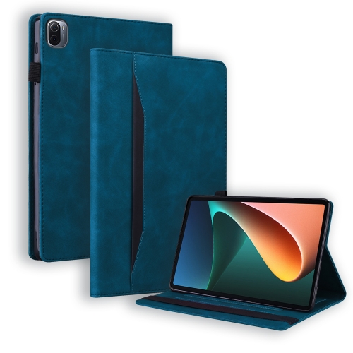 

Business Shockproof Horizontal Flip Leather Case with Holder & Card Slots & Photo Frame & Pen Slot For Xiaomi Mi Pad 5 / 5 Pro(Blue)