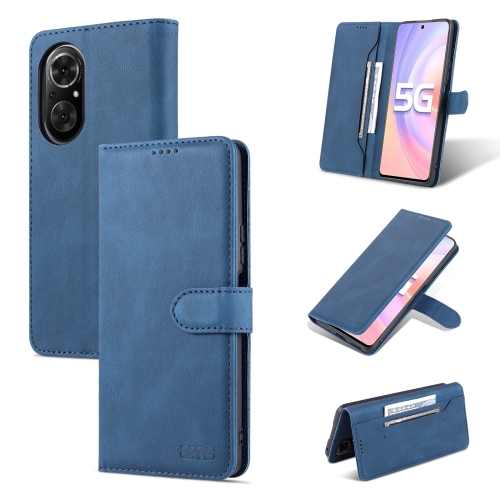 

For Honor 50 SE AZNS Dream II Skin Feel PU+TPU Horizontal Flip Leather Case with Holder & Card Slots & Wallet(Blue)