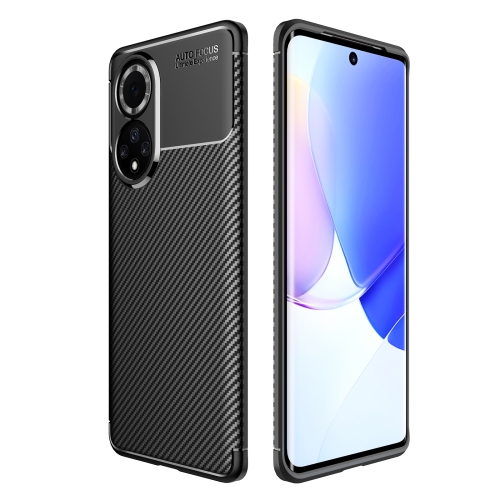 

For Huawei nova 9 Carbon Fiber Texture Shockproof TPU Case(Black)