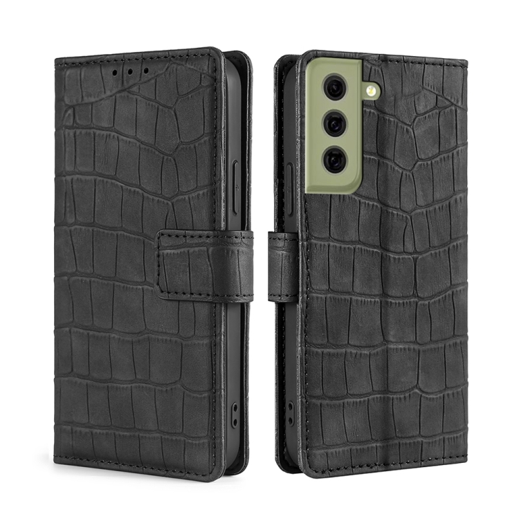 For Samsung Galaxy S21 FE 5G Skin Feel Crocodile Texture