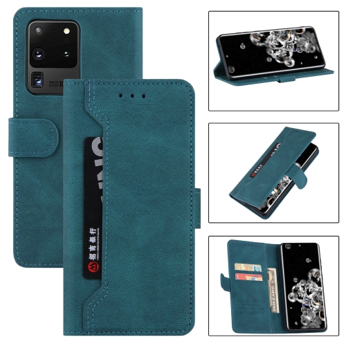 

For Samsung Galaxy A52 5G / 4G Reverse Buckle Horizontal Flip PU Leather Case with Holder & Card Slot & Wallet(Lake Blue)