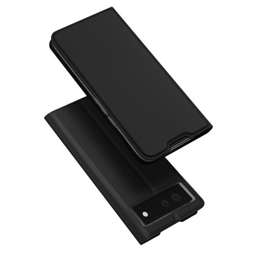

For Google Pixel 6 DUX DUCIS Skin Pro Series Shockproof Horizontal Flip Leather Case with Holder & Card Slots(Black)