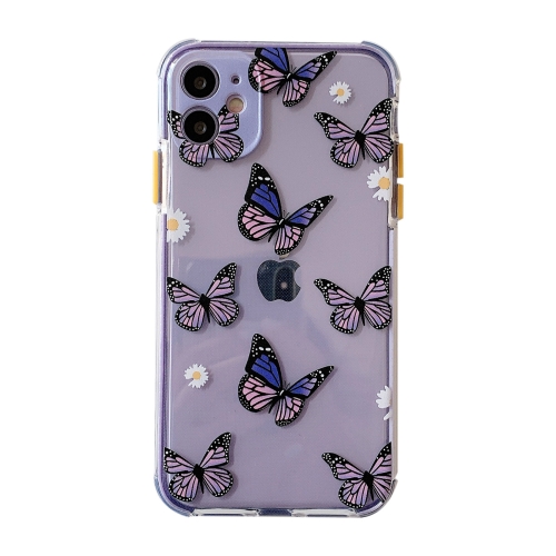 

Shockproof TPU Pattern Protective Case For iPhone 12(Butterflies)