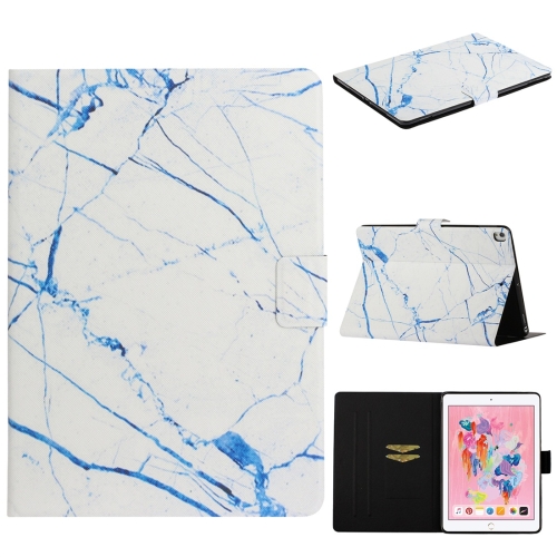 

For iPad 10.2 / 10.5 TPU Horizontal Flip Leather Case with Holder & Card Slot & Sleep / Wake-up Function(White Marble)